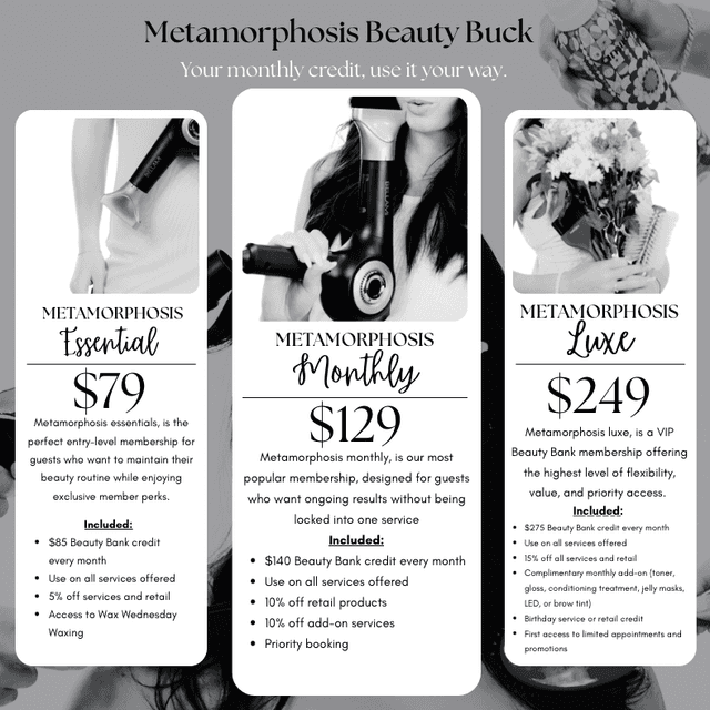 Metamorphosis Luxe Beauty Buck